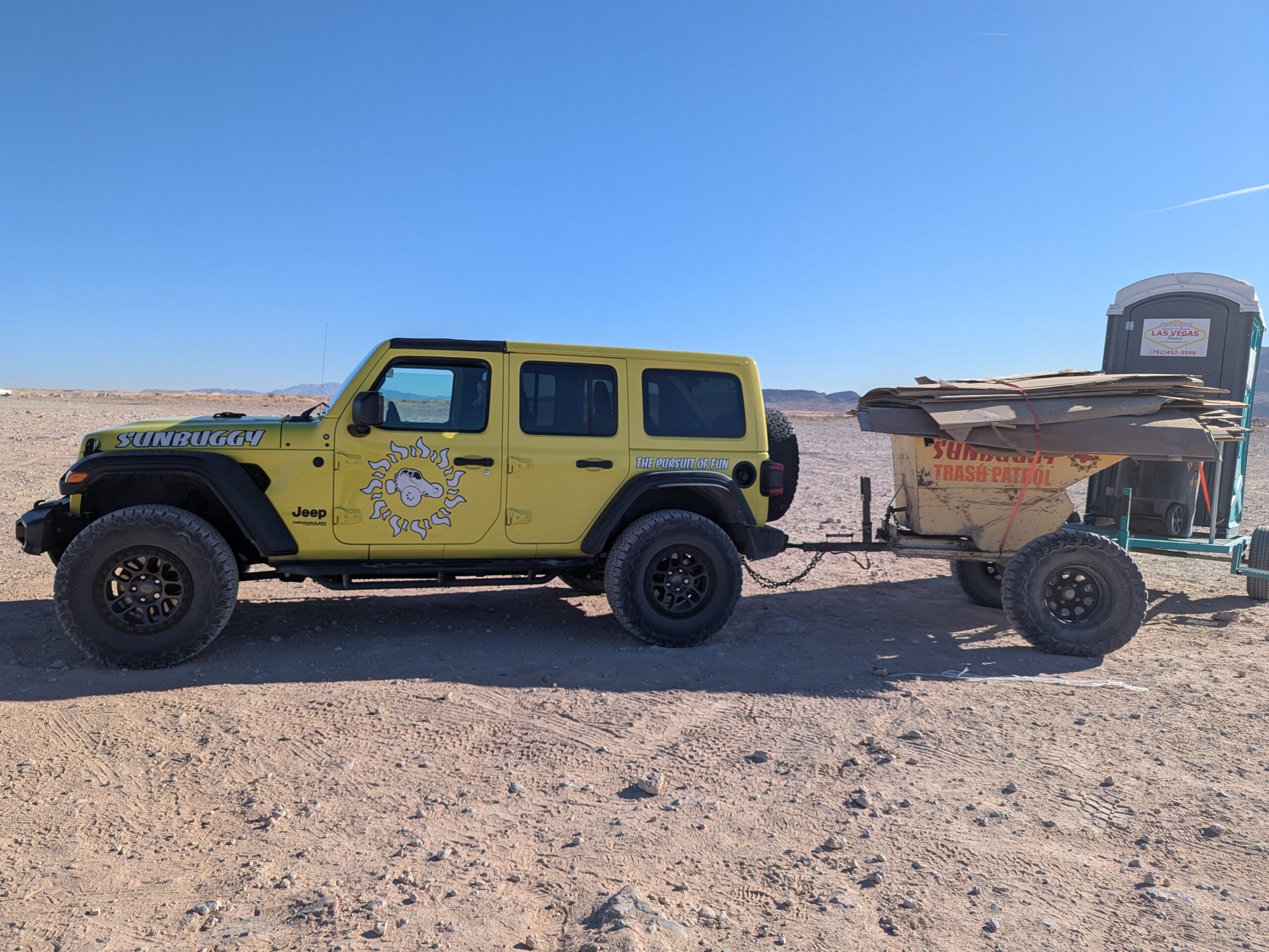 SunBuggy Trash patrol MOSTFUN Jeep